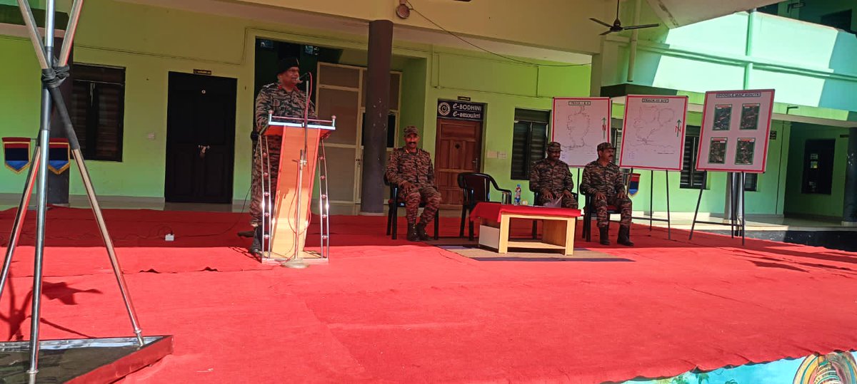 9keralabnNCC's tweet photo. "Snapshots from DDG's visit to our All India Trekking Camp! 9K BN NCC Kottarakkara cadets shine at Model Residential School Arippa.#9KBNNCC #Trekking Camp #NCCMoments" https://t.co/tO2ED5utsG