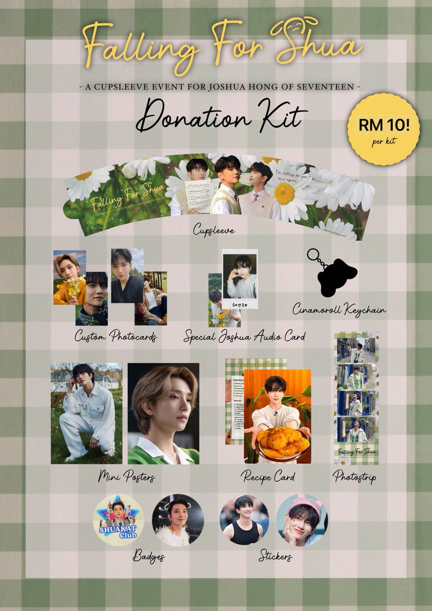 Fallin4Shushu's tweet photo. Hello everyone I will be at :

#SummerInDecember and #MyDeer_Shua today with spare kits - selling them for RM 10 only!! So if u missed out this is your chance! Comes with all these extra goodies 💚 https://t.co/DYbMDH7byK