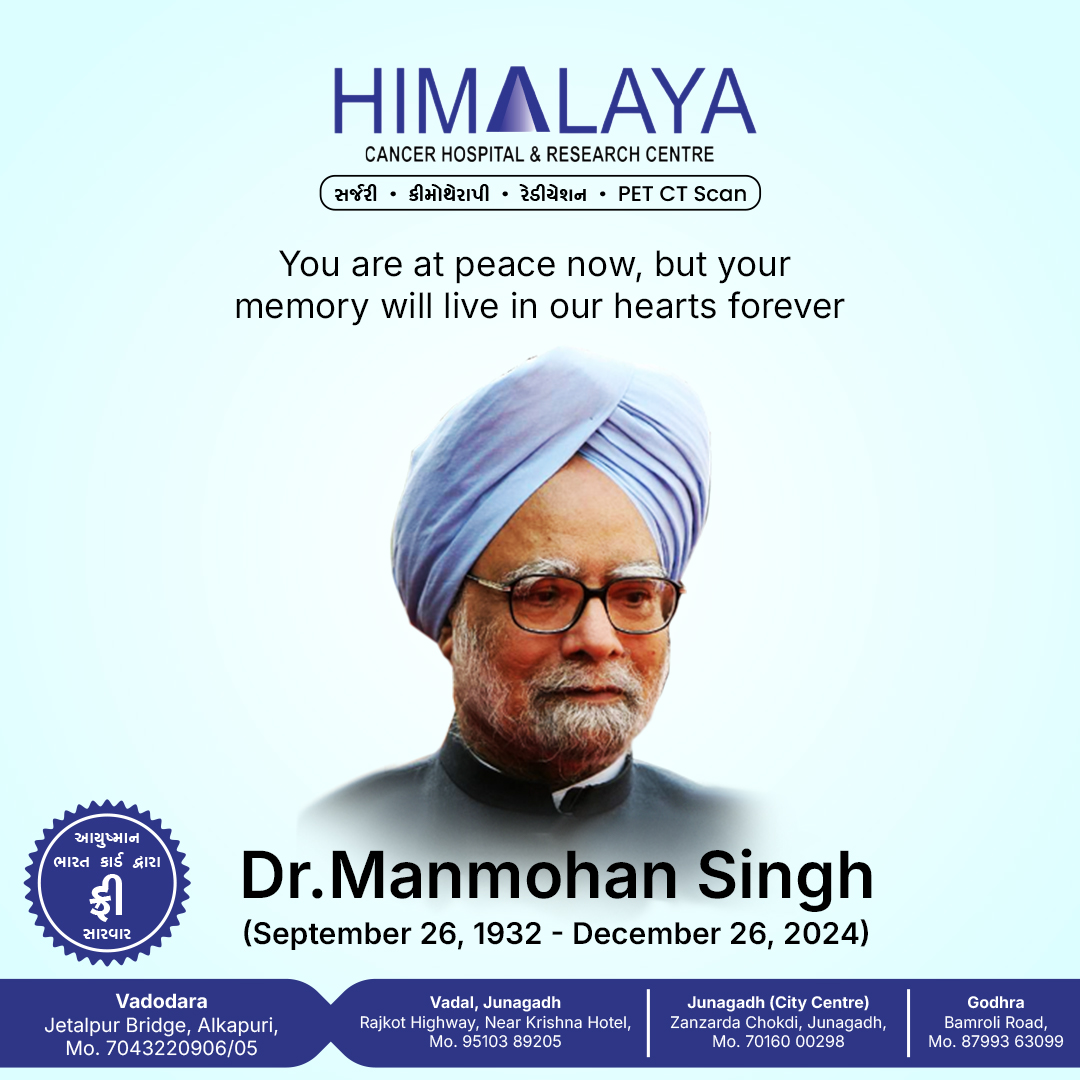 HimalayaCancer's tweet photo. The nation has lost one of its greatest gems in former Prime Minister Dr. Manmohan Singh. He will be forever remembered.

#ManMohanSinghJi #formerprimeminister #Himalaya #Himalayacancerhospital #Himalayacancercare #hospital #Freetreatment https://t.co/878PhkfdmN