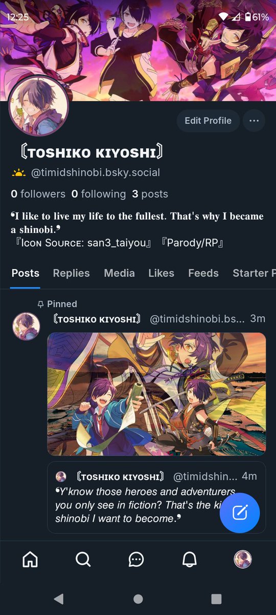 |•|To any of my Senran fams that have the butterfly account--.