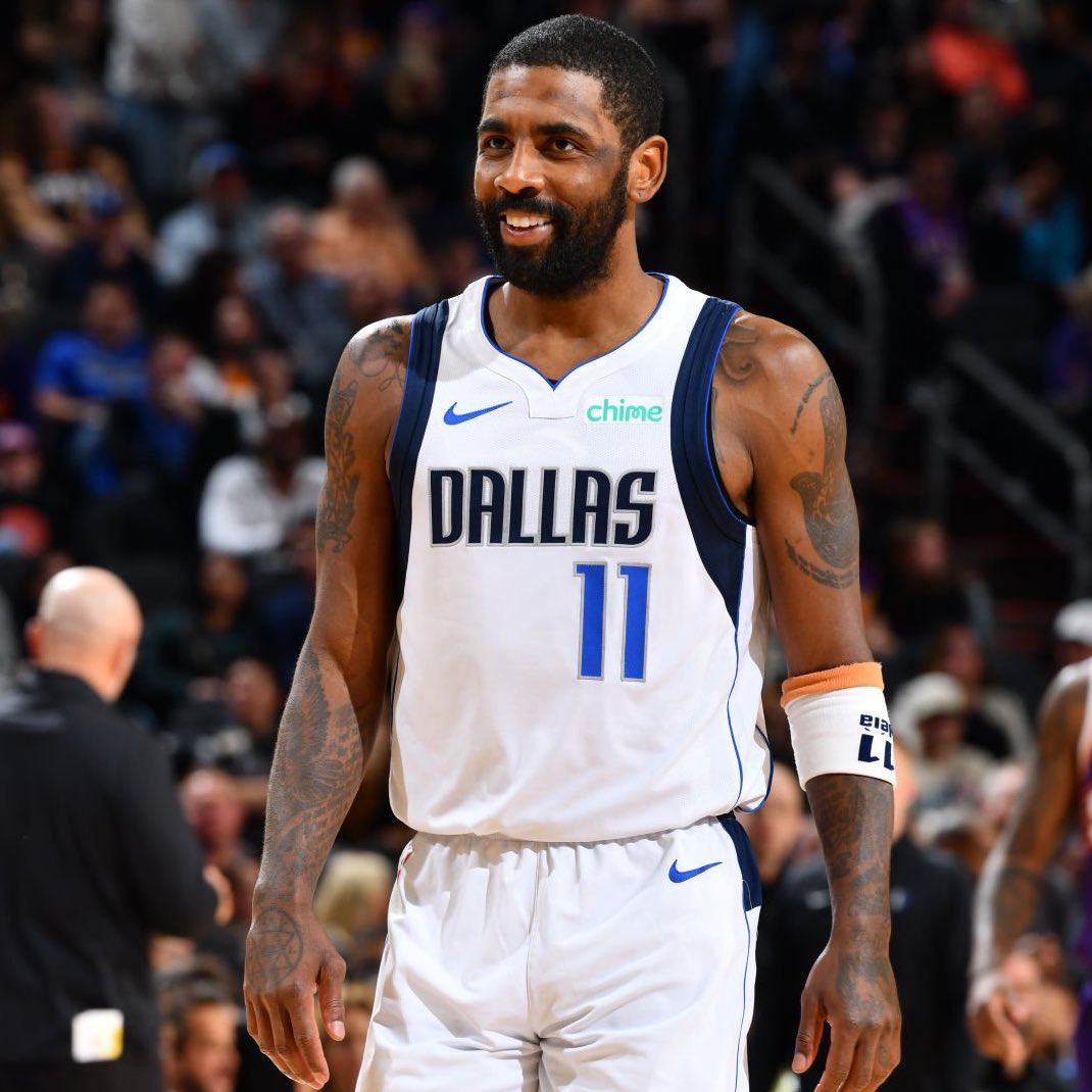 kyriecenterig's tweet image. Kyrie said he’ll take care of PJ Washington and Naji Marshall’s fines after the altercation with Jusuf Nurkic tonight 👀

(h/t @MikeACurtis2)