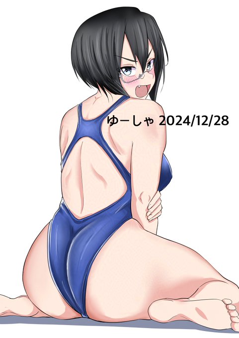 競泳水着桃ちゃん塗った。 