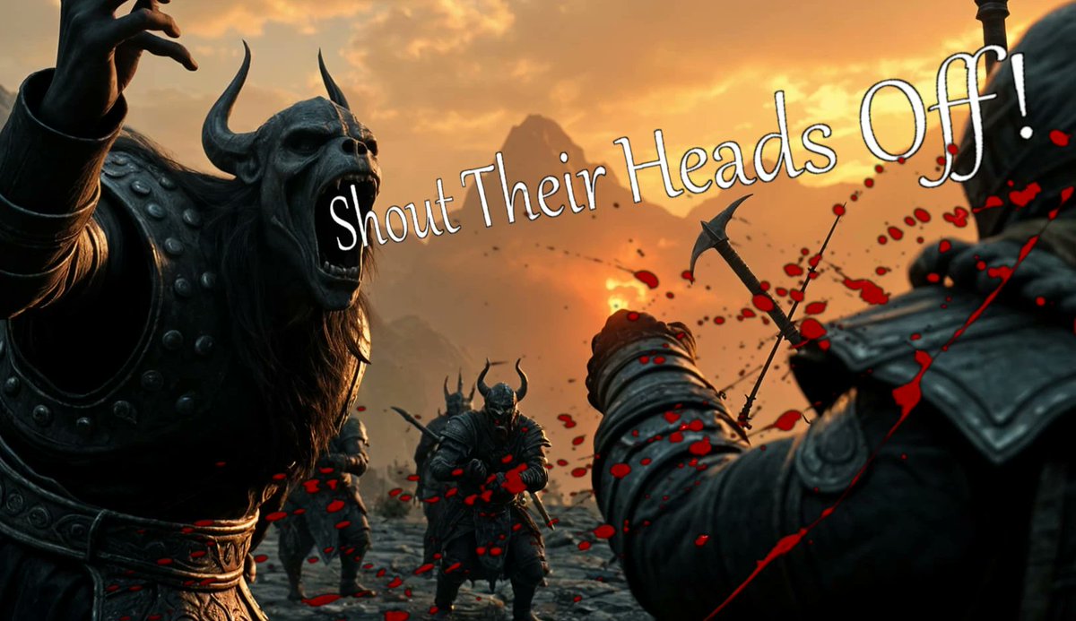 🎄 On the 25th and last day of Merry Modding Days, the modders bring to me...3! Mods!

...a Skyrim mod where you can SHOUT THEIR HEADS OFF! by Whitewolf424242.

Check out and download this mod *today* at:

nexusmods.com/skyrimspeciale…