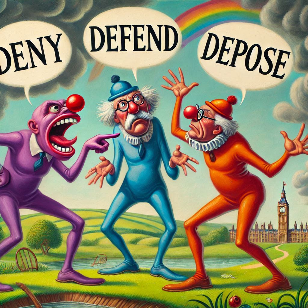Deny, defend, depose meaning and origin
The phrase "deny, defend, depose" is a variation of the commonly criticized insurance industry tactics known as "delay, deny, defend."

Read more at: theidioms.com/deny-defend-de…

#denydefenddepose #deny #defend #depose #idiom #phrase #ıdıoms