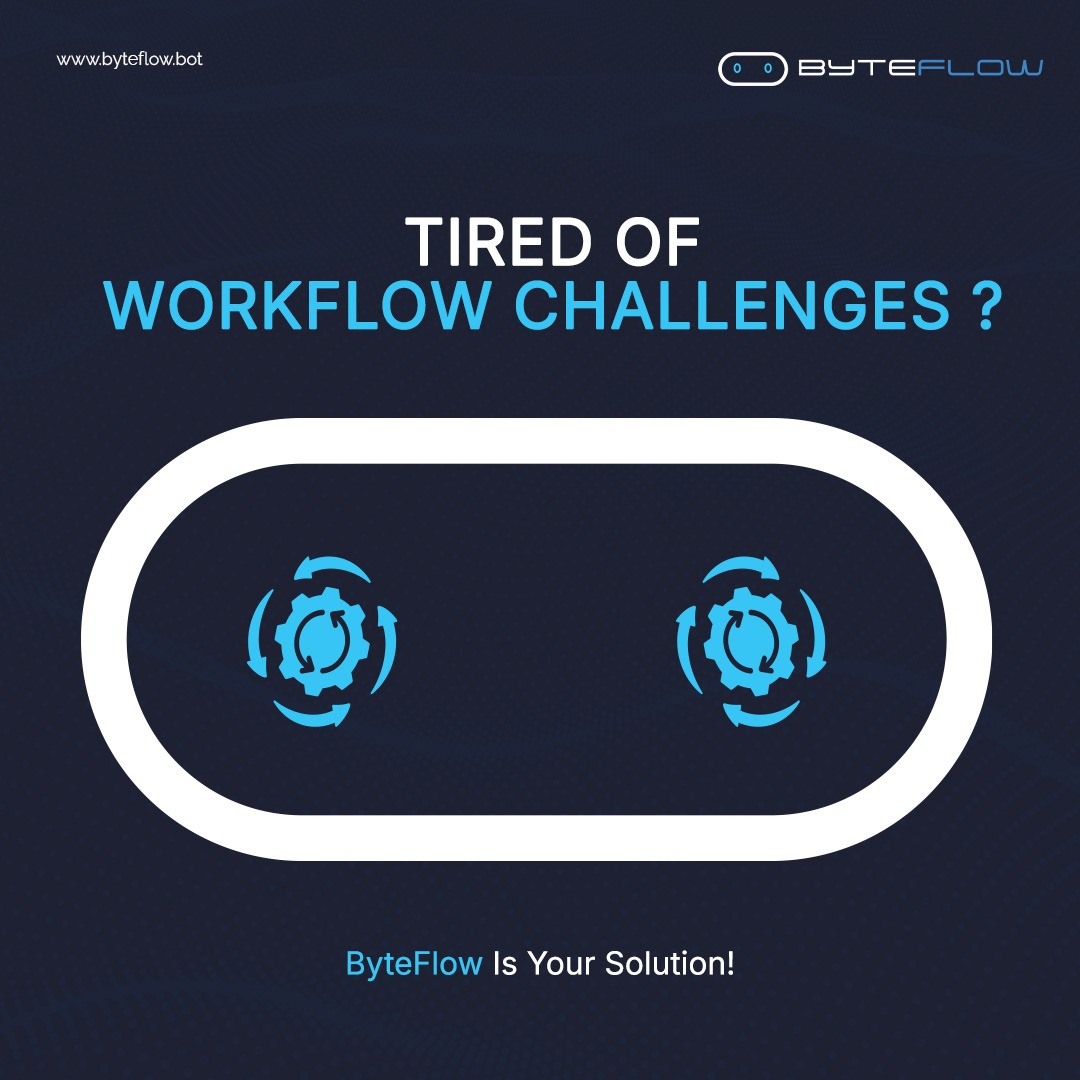 ByteFlowBot's tweet image. Struggling with Workflow Challenges? Let ByteFlow Fix It!

✅ Automated Processes
✅ Error-Free Workflows
✅ Seamless Integration
✅ Scalable Solutions

Learn more at byteflow.bot

#WorkflowAutomation #ByteFlow #EfficiencyBoost #DigitalTransformation #WorkSmarter