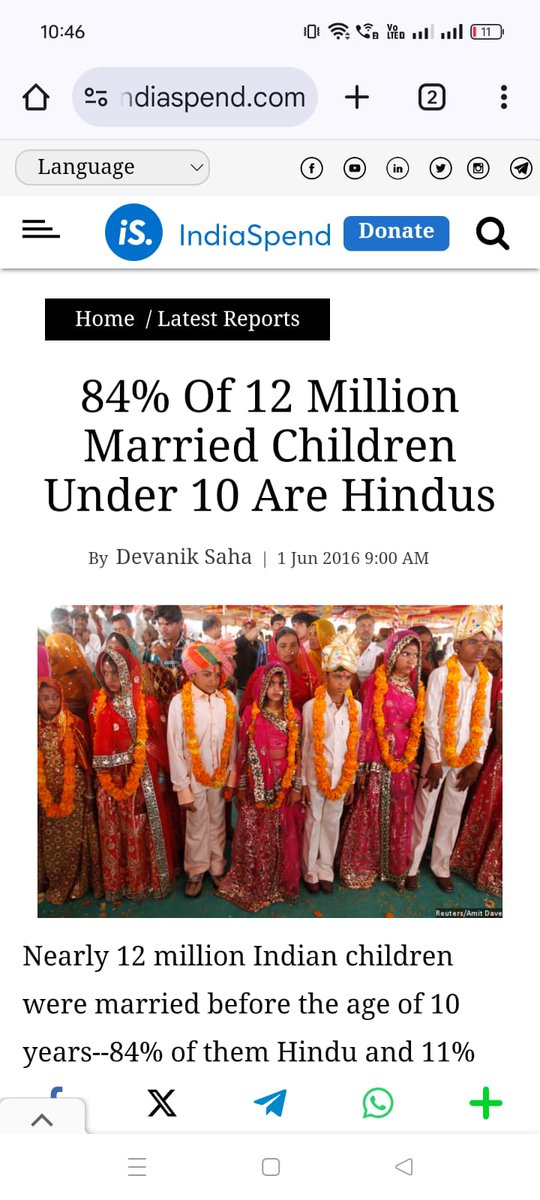 Shocking statistics!! As an Hindu am alarmed at these regressive practices !! <a href="/NeetaSh31043935/">Neeta Sharma</a> <a href="/baxiabhishek/">Abhishek Baxi</a> <a href="/Ingrid_Bergman1/">Ingrid Bergman</a> <a href="/Teenakaramveer/">Dr. Teena Karamveer</a> <a href="/indscribe/">Shams Ur Rehman Alavi شمس</a> <a href="/KhanHuneza/">Huneza Khan</a> <a href="/priyankac19/">Priyanka Chaturvedi🇮🇳</a> <a href="/PriyankKharge/">Priyank Kharge / ಪ್ರಿಯಾಂಕ್ ಖರ್ಗೆ</a> <a href="/DeepikaBhardwaj/">Deepika Narayan Bhardwaj</a>