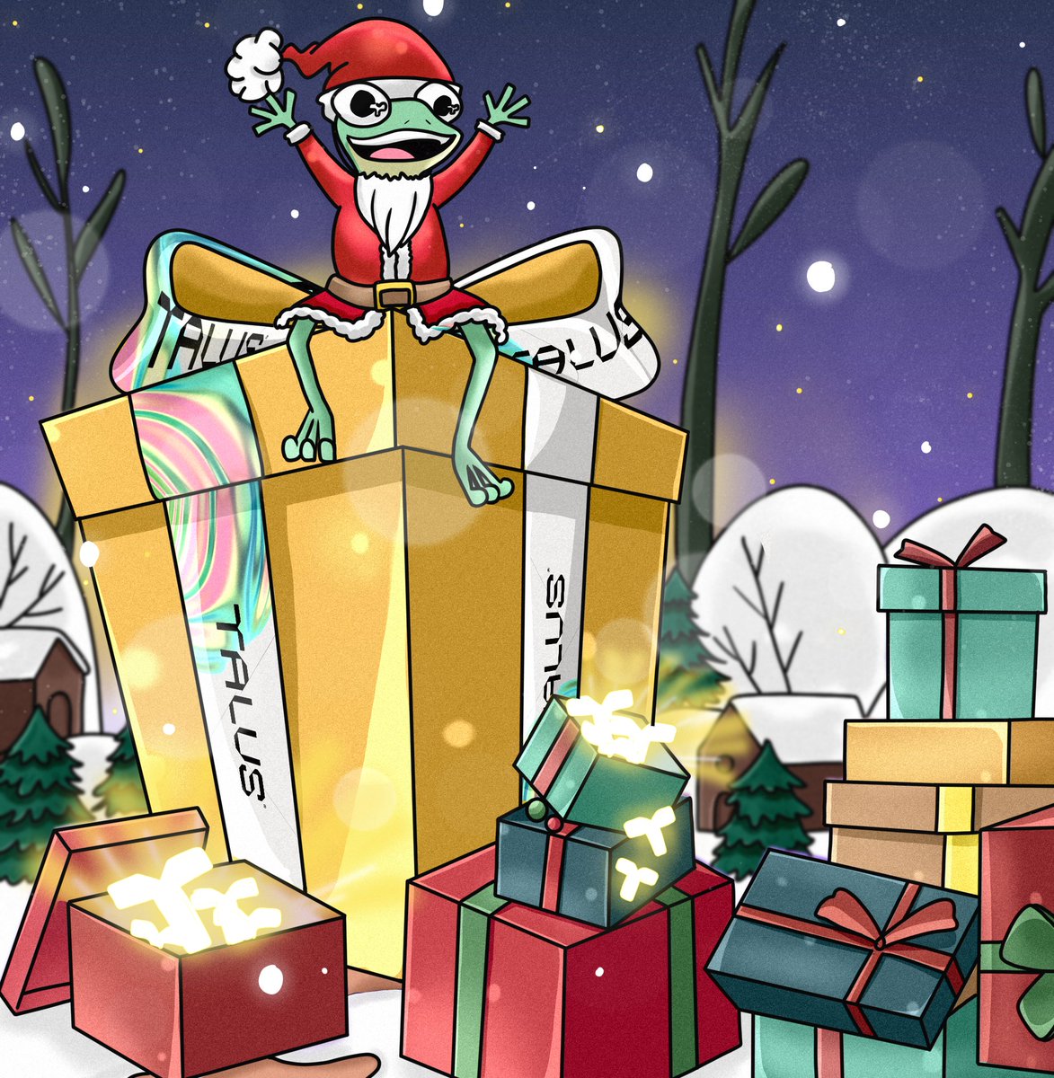 TalusNetwork's tweet photo. We want to take another moment during this holiday season to say thank you to everyone in this incredible community 🙌

Whether a new face or a long-time member, we are so grateful for all of you and can't wait to talk more about awesome events coming soon to you guys! 🎁