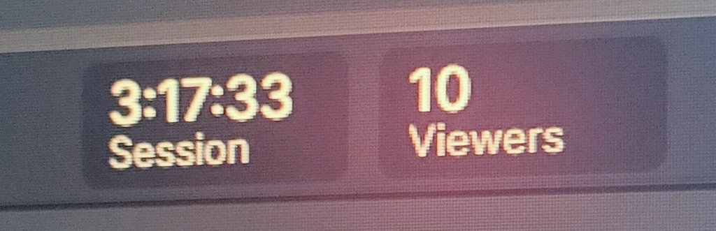 For a moment tonight, I hit double digit viewers organically, no raid or anything, and that means the world to me.

I feel like I'm on the right track.

Thank you. 💜