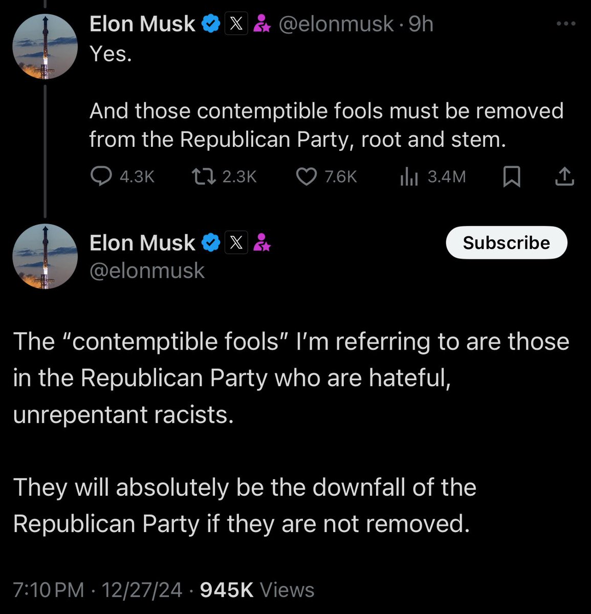 esjesjesj's tweet photo. It’s so funny because Elon absolutely is an unrepentant racist, he is just incredibly angry that the right would try to deport the employees who make him money https://t.co/0RLeW1JBsi