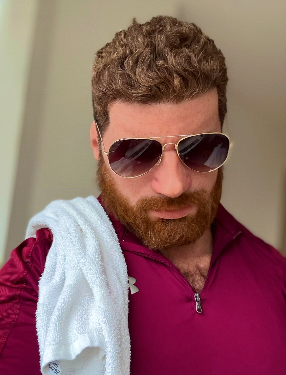 MuscNy's tweet photo. My side hustle is coach.

#beards #beardedmen #jock #muscle https://t.co/6COksUOJOA