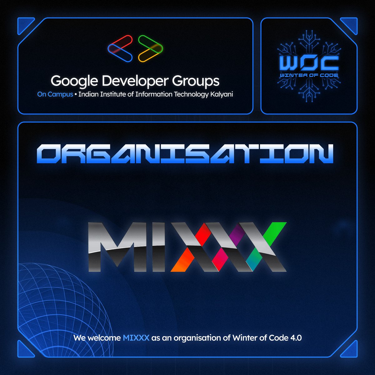 We’re thrilled to welcome Mixxx as an Organization for Winter of Code 4.0!🚀
With Mixxx, the powerful open-source DJ software, and their expert mentors, we're set to deliver an incredible learning experience!🛠
Thank you <a href="/MixxxDJ/">Mixxx</a> for empowering innovation and creativity!♥️