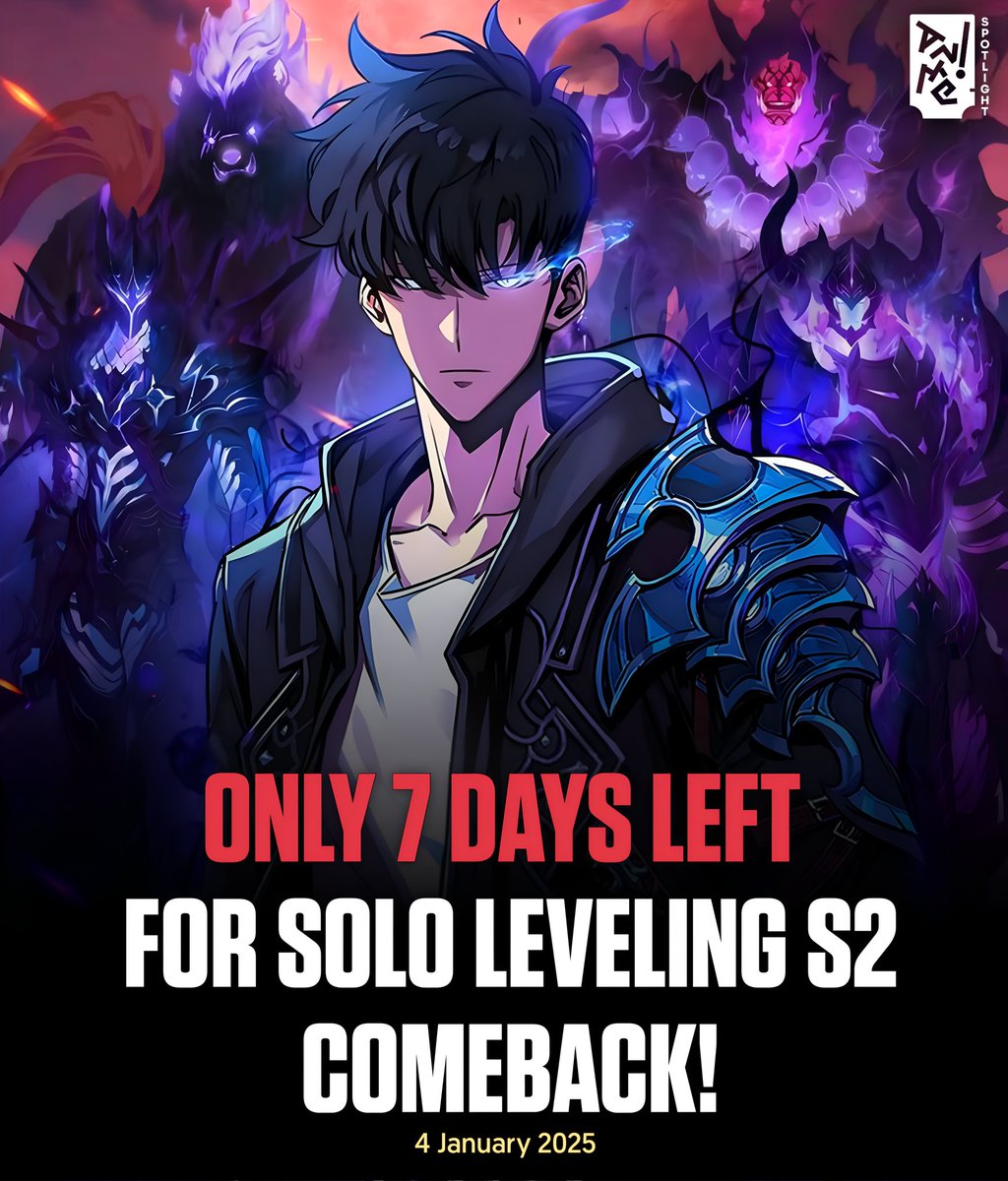 🚨 The Countdown Begins: Solo Leveling Season 2 Arrives in 7 Days!