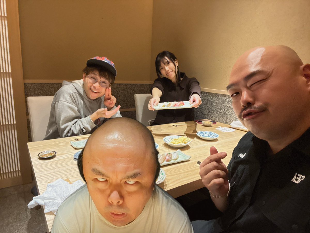 まさかの後輩と忘年会！ クロちゃんは立ち食いそばにしようとしたのに