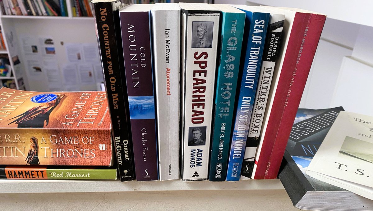 TheEscherMan's tweet photo. My favourite reads of 2024. A mix of genres and forms (feat. T.S Eliot, @BingeWriting, @EmilyMandel, Cormac, more). Plus a v brief summary of my writing year. 

(Link below) https://t.co/DhTQENT7Kr
