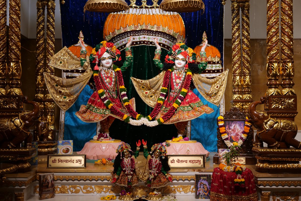ISKCONPune's tweet photo. 🙏🏽Today's Darshan 📿 🗓28-12-2024🙏
🌷Sri Sri Gaur Nitai🌷
🚩@ISKCONNVCCPune🚩
#ISKCONNVCC #ISKCONPune #ISKCONNVCCPune #ISKCON #28thdecember #28thdecember2024 #Saturday #Harinaamsankirtan #Radheshyamdas #Radheradhe #Sankirtan #Kirtan #Vrindavan #Mayapur #Prabhupada #GVE https://t.co/WWfar1fHra