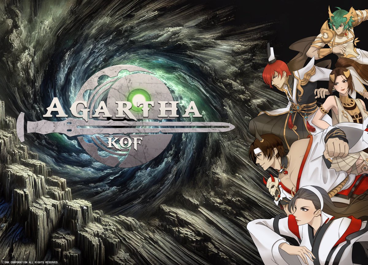 KOF_Agartha's tweet photo. Welcome to KOF: Agartha, the first-ever Japanese gaming PFP NFT officially endorsed by @SNKAofficial

In the name of SNK, we guarantee that every NFT is a one-of-a-kind masterpiece—packed with action, style, and exclusive benefits

Ready to dive into the ultimate gaming revolution? 🌪️