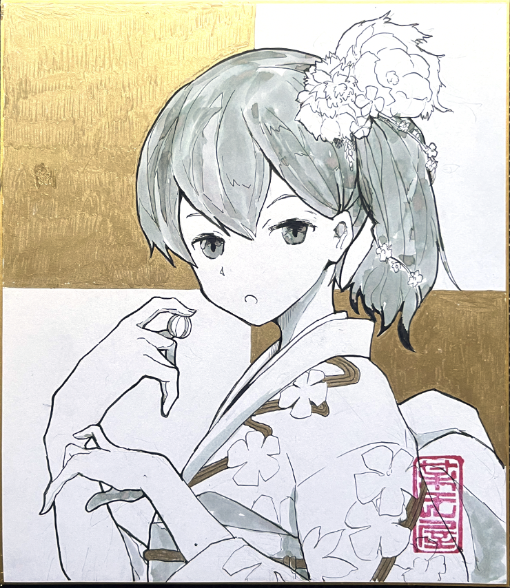 追加色紙「加賀」 