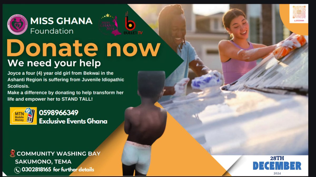 MissGhana's tweet photo. #missghana2024 #missghanafoundation
#beautywithapurpose
#carwash
#fundraising https://t.co/bwOMv0BSfv
