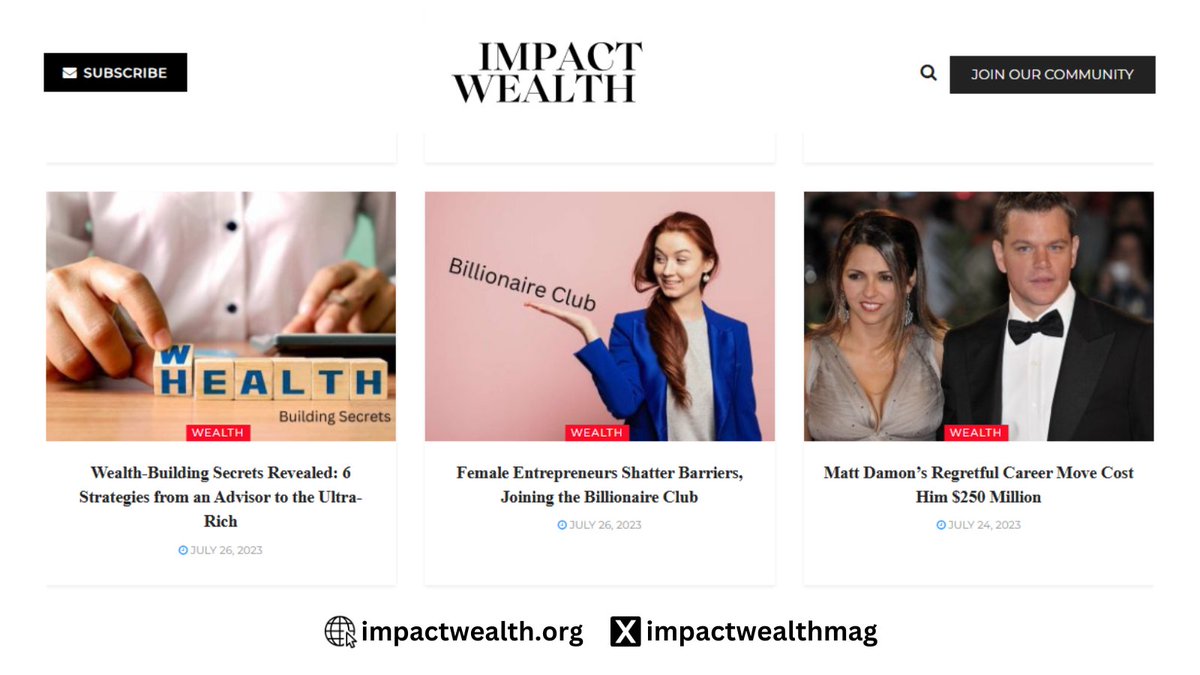 How UHNW families safeguard their wealth with the latest asset protection strategies. 

🪩impactwealth.org

#WealthPreservation #ImpactWealth