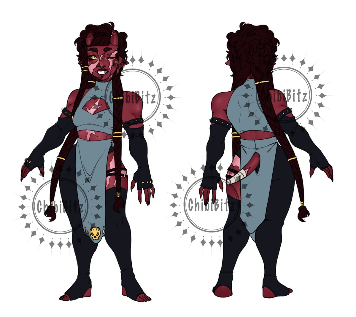 ChibiBitz's tweet image. Finally new Ballista design! my baby is back!!