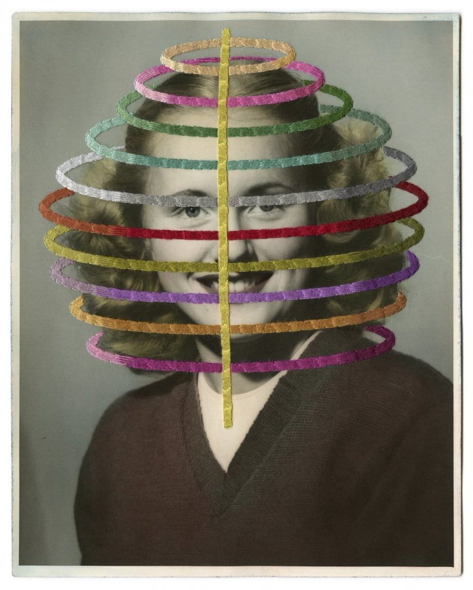 mixdevil66's tweet image. Found #Photographs #Embroidered With Colorful Thread by #JulieCockburn thisiscolossal.com/2017/03/found-…