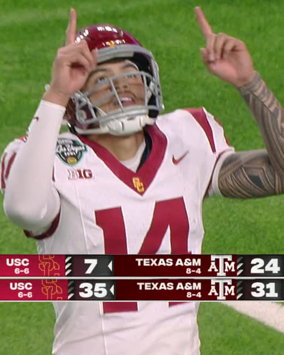 USC COMPLETES THE COMEBACK AND STUNS TEXAS A&amp;M 🤯