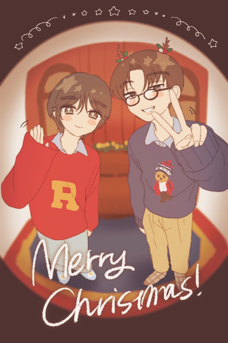 Makaroniprpr_02's tweet photo. めりくり〜🎄🎁
#TXTfanart
#연밤 https://t.co/kqBSthYpEX
