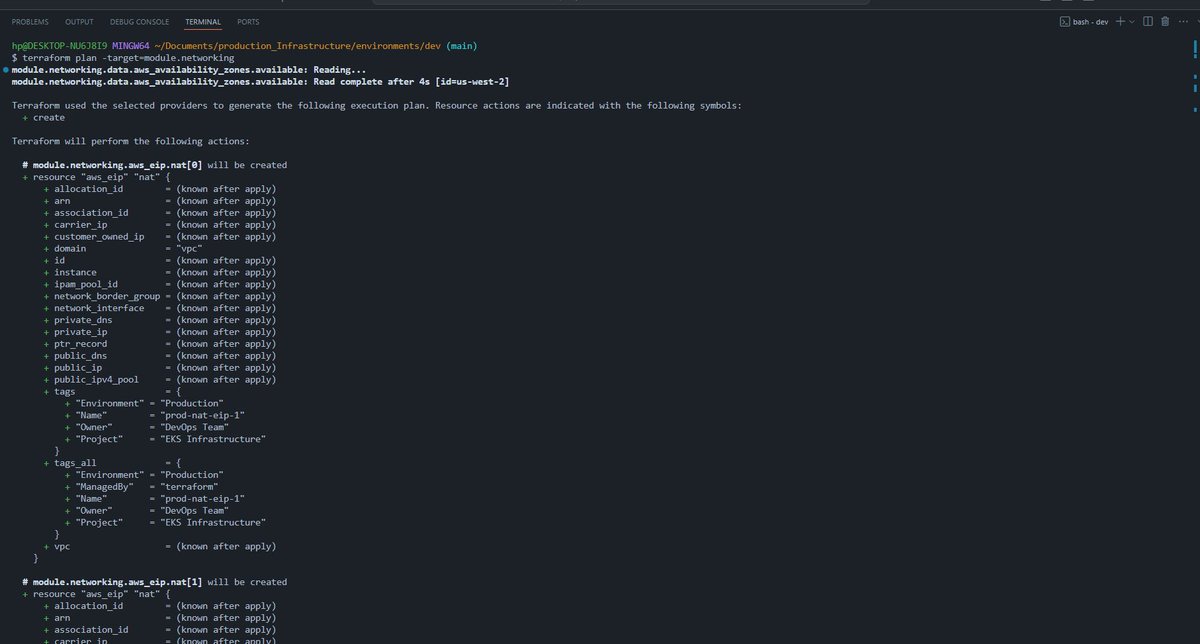 bog_reaper's tweet image. 🧪 Day 17 #30daytfchallenge: Manual testing our EKS setup! Because even infrastructure needs quality control 😄 Documented every step from VPC to nodes. Trust but verify! 🚀 #HUG #HUGYDE @chiche_ds  #Terraform #AWS #IaC