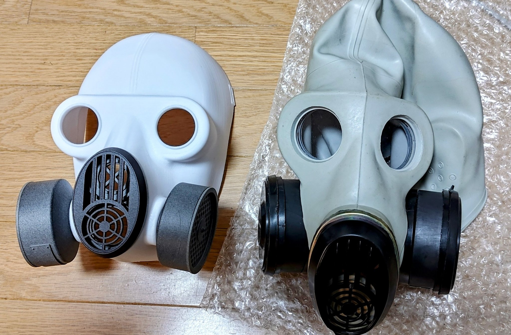 PBF ガスマスク ブラック サイズ2 ロシア軍 実物 FSB GP-21 PMK-5 ガス