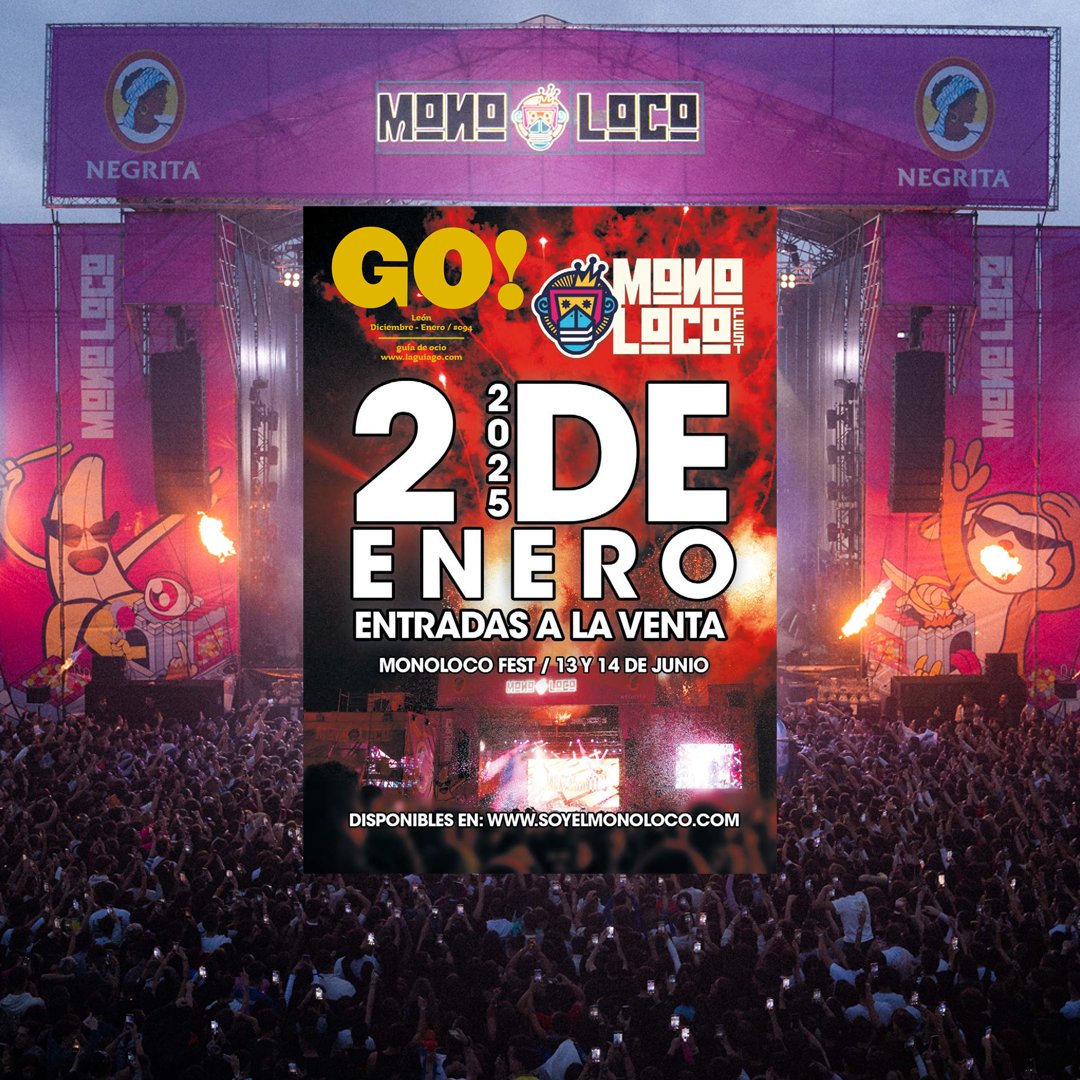 La Go! León 📖 📚 
#094 diciembre 24 - enero 25 ya está aquí 
🦁 Provincia ⬇️ Ocio y Cultura 
linktr.ee/guiagoleon