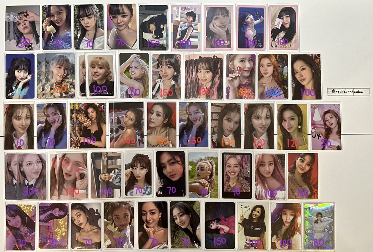 yeddeonghaulzz's tweet photo. Wts lfb ph | #yeddeongsells | [pls help rt]

Twice Assorted Album &amp; non album Photocards
🔴1:2
🟠1:3
🔵1:4
🟣 tingi
~ prices on pics 
~ more pcs / info in replies 

🏷️nayeon momo jeongyeon sana jihyo dahyun chaeyoung tzuyu m&amp;m signed ewo fancy rp sg fol saida bratz barbie denim https://t.co/UzvWIJZoQb
