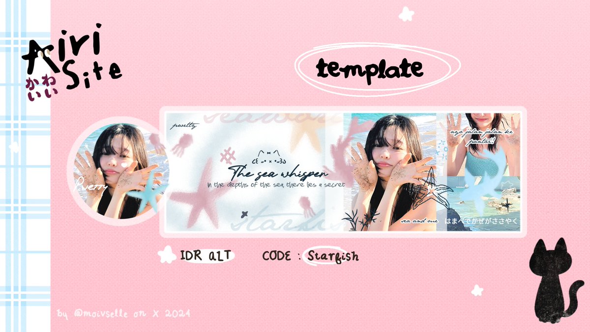 moivselle's tweet image. help RT n any interaction will be appreciated 🥟🥢

halo teman timun semua kenalin sama 3 layout ciya terbaru! yang nanti nya akan dise sebagai template. minta tolong untuk diospek terlebih dahulu iaa. kalau tidak aman boleh dm ciya baik-baik. terimakasih 🤍🦭

#zonauang #zonaba