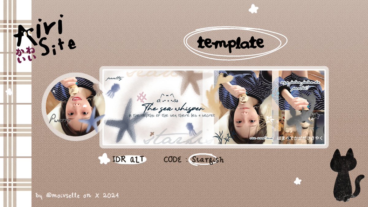 moivselle's tweet image. help RT n any interaction will be appreciated 🥟🥢

halo teman timun semua kenalin sama 3 layout ciya terbaru! yang nanti nya akan dise sebagai template. minta tolong untuk diospek terlebih dahulu iaa. kalau tidak aman boleh dm ciya baik-baik. terimakasih 🤍🦭

#zonauang #zonaba