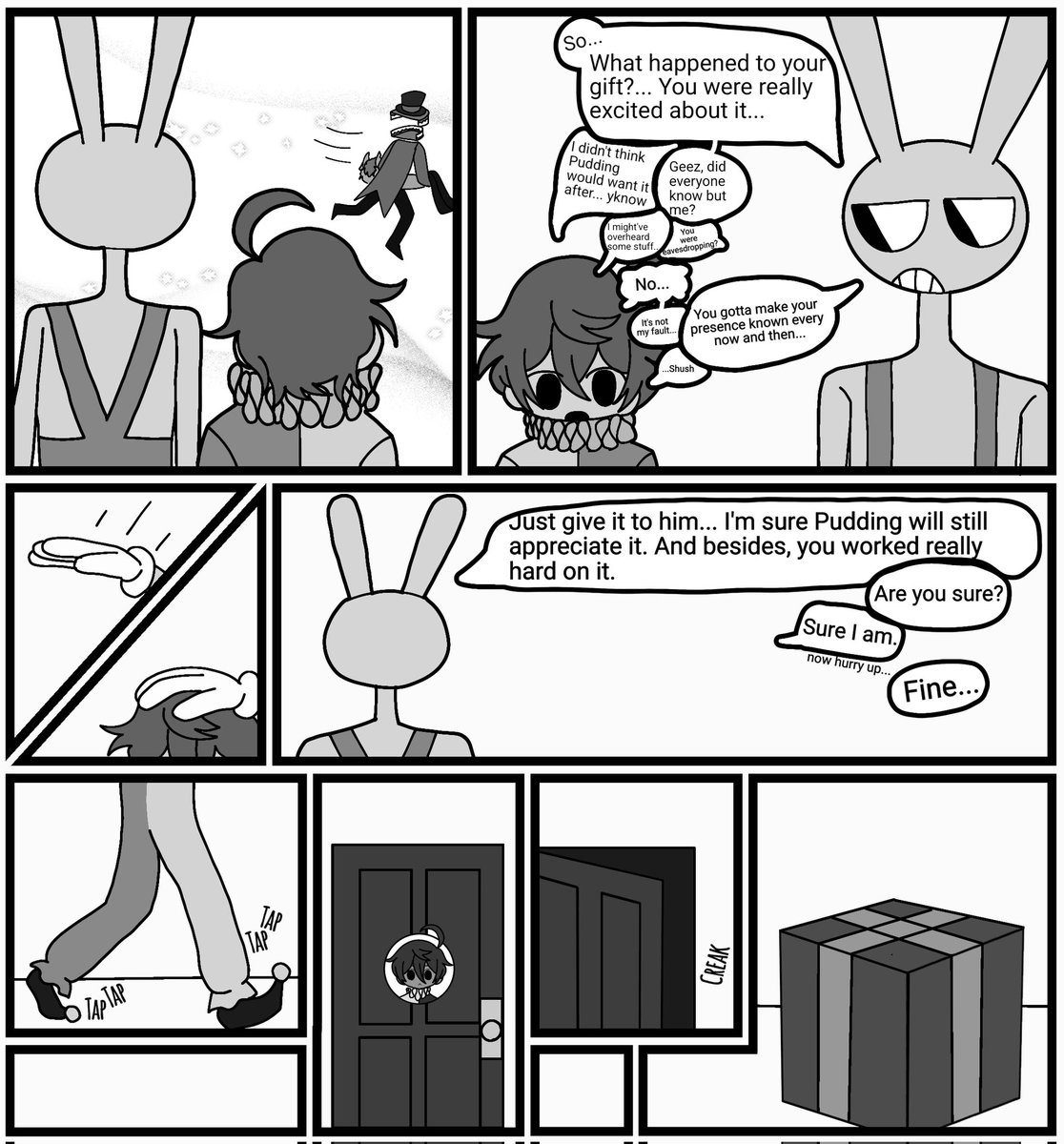 mimeboibb's tweet photo. Pudding's gift 🎁 Pt 1 of (idk yet)
#TADC #yumetwt #SilentHare #Kittybite #Art #Digitalart #TheAmazingDigitalCircus #TheAmazingDigitalCircusOc https://t.co/Oni48ZwX4C