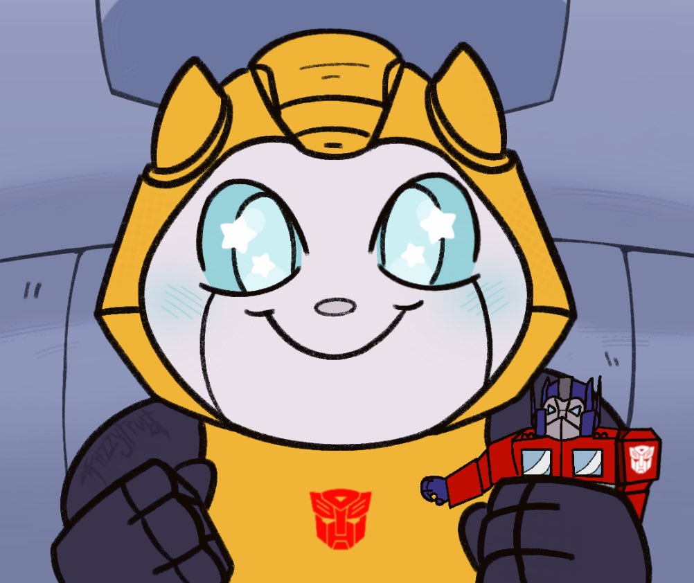 fzzyfruiit's tweet image. He’s the coolest in the universe!! #Transformers #bumblebee