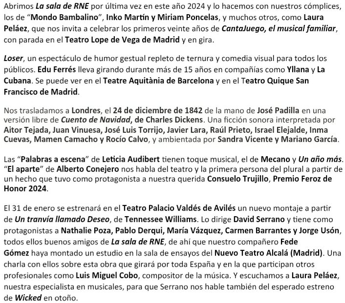 La Sala (RNE) tweet media