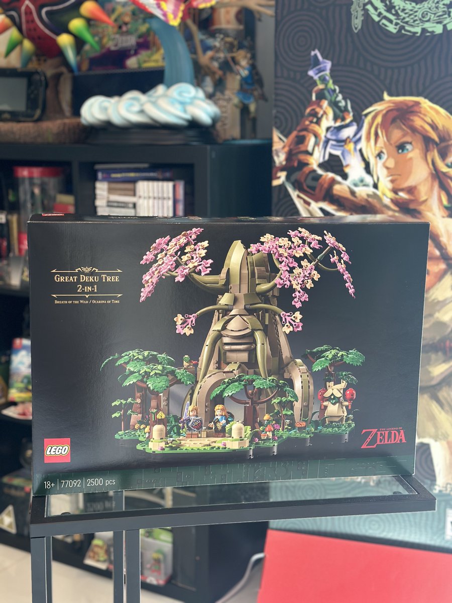 3ees7's tweet photo. Picked up this beauty yesterday 🔥🔥
#lego #thelegendofzelda #dekutree https://t.co/H05pNB7cDB