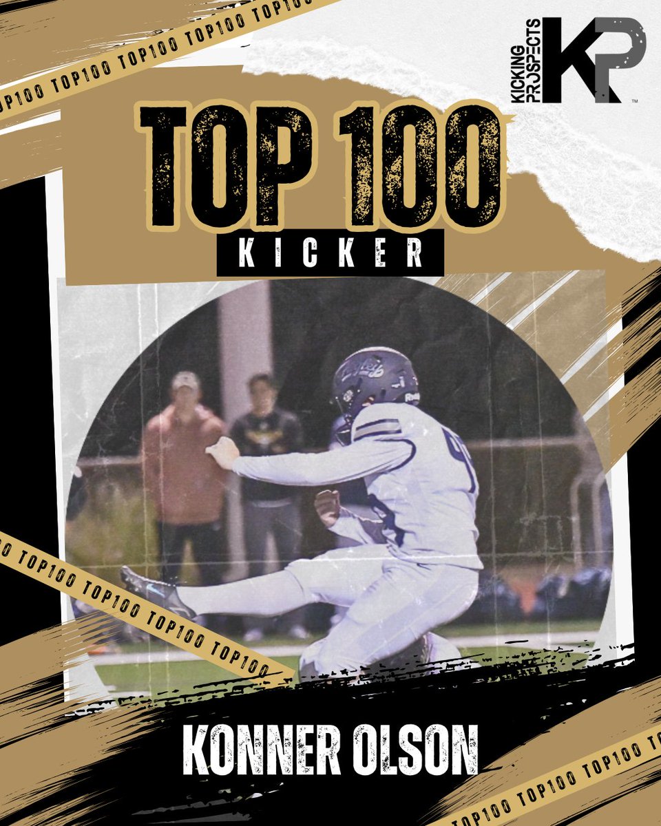 KickingProspects (@kickingprospect) on Twitter photo 🎉 Huge congratulations to <a href="/realkonnerolson/">Konner Olson</a> for earning a spot in the Kicking Prospects Top 100 for the upcoming class! 🏆👏
Check out the entire list: kickingprospects.com 🎉 Huge congratulations to <a href="/realkonnerolson/">Konner Olson</a> for earning a spot in the Kicking Prospects Top 100 for the upcoming class! 🏆👏
Check out the entire list: kickingprospects.com