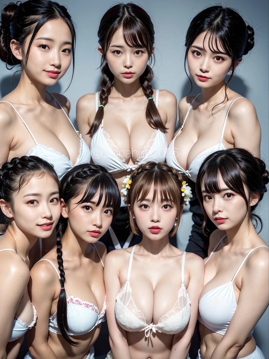 otonahub2026's tweet photo. 今日は7人でカリスマ美容師さんにヘアセットしてもらいました💕✂
髪型どうですか？💛
おめでとう🥇クロワデュノール🐴✨
Today, seven of us had our hair done by a charismatic hairdresser💕✂
What do you think of our hairstyles? 💛
#stablediffusion #Chilled_re_generic #AIart https://t.co/HfYjIjB0uG