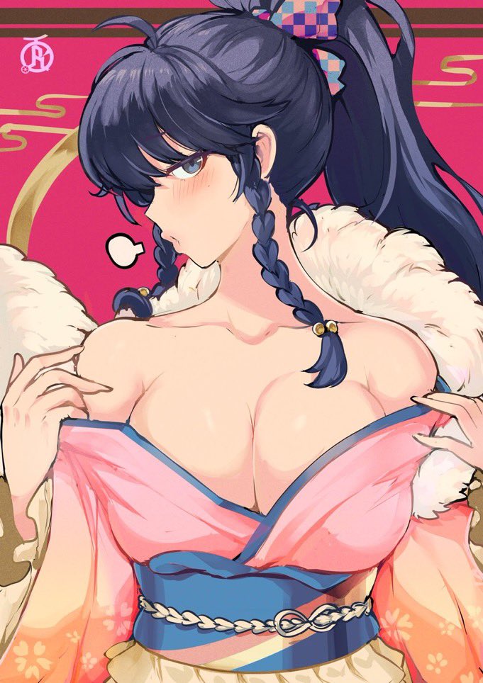 PrincessFrelia's tweet image. She’s just showing off a little in her new mature kimono