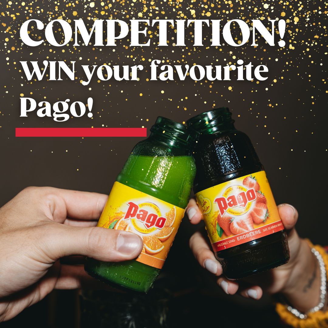 🎄 It's #COMPETITION time 🎉 #WIN a case of Pago to kick off 2025 in full-flavour! 

TO ENTER reply &amp; tell us which flavour you'd like to WIN! 
🍊 ACE 🍑 Apricot 🔵 Blueberry 🍏 Cloudy Apple 🔴 Cranberry 🐉 Dragonfruit &amp; Guava 🥭 Mango 🌴 Tropical Cocktail 🍊 Orange

1/4