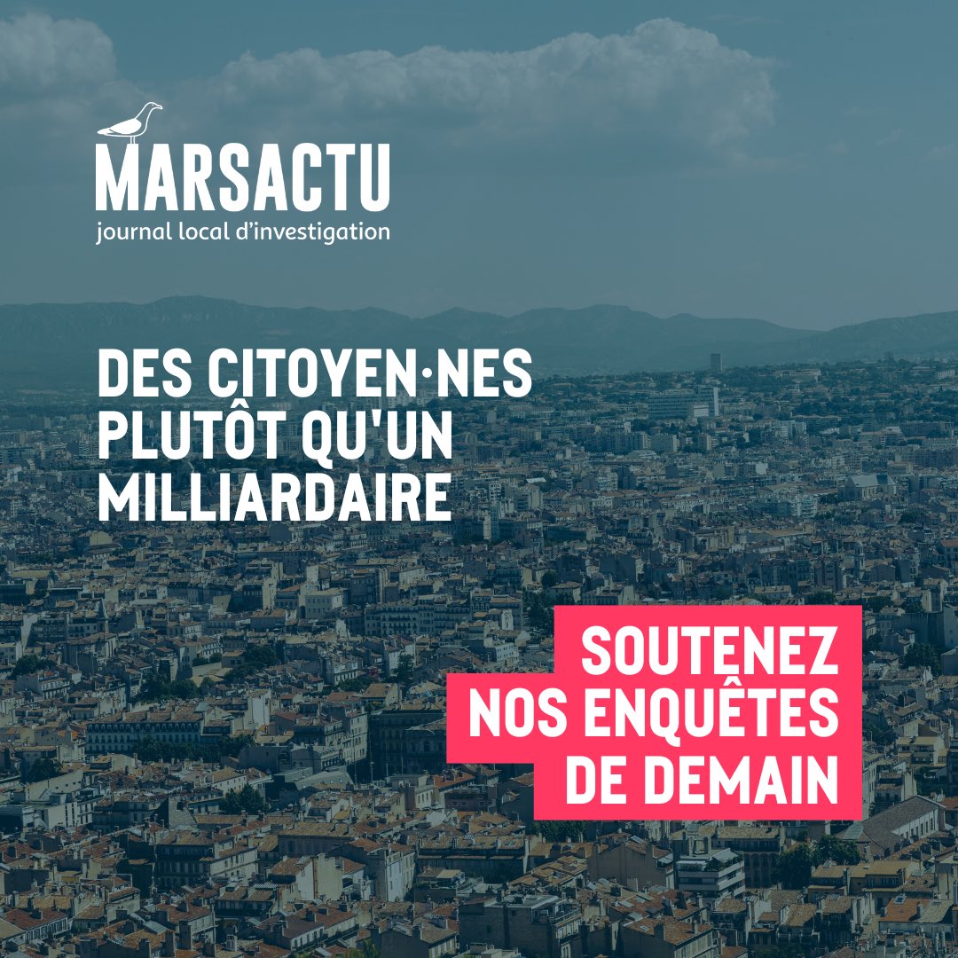 Alix de Crécy (@lx_de_c) on Twitter photo 🔴 Dans trois jours, nous clôturerons l'année 2024 et notre campagne de financement.
Trois jours pour permettre à <a href="/Marsactu/">Marsactu</a> de trancher plus encore dans le paysage de la presse locale.
Soutenez-nous : marsactu.fr/societe/souten… 🔴 Dans trois jours, nous clôturerons l'année 2024 et notre campagne de financement.
Trois jours pour permettre à <a href="/Marsactu/">Marsactu</a> de trancher plus encore dans le paysage de la presse locale.
Soutenez-nous : marsactu.fr/societe/souten…