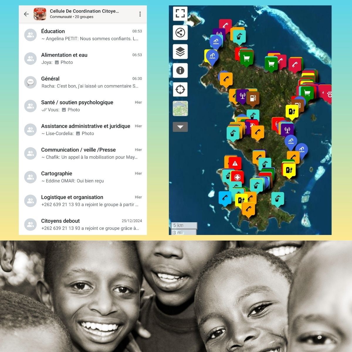 Notre quotidien depuis #Chido 

Infos soutien sur wamitoo.yt 
Contact/témoignages hakizawanatsa@gmail.com 
Carto u.osmfr.org/m/1154695/

Merci à <a href="/Fondationfrance/">Fondation de France</a>
Et <a href="/Fondationfemmes/">Fondation des Femmes</a>

#mayotte #solidarité