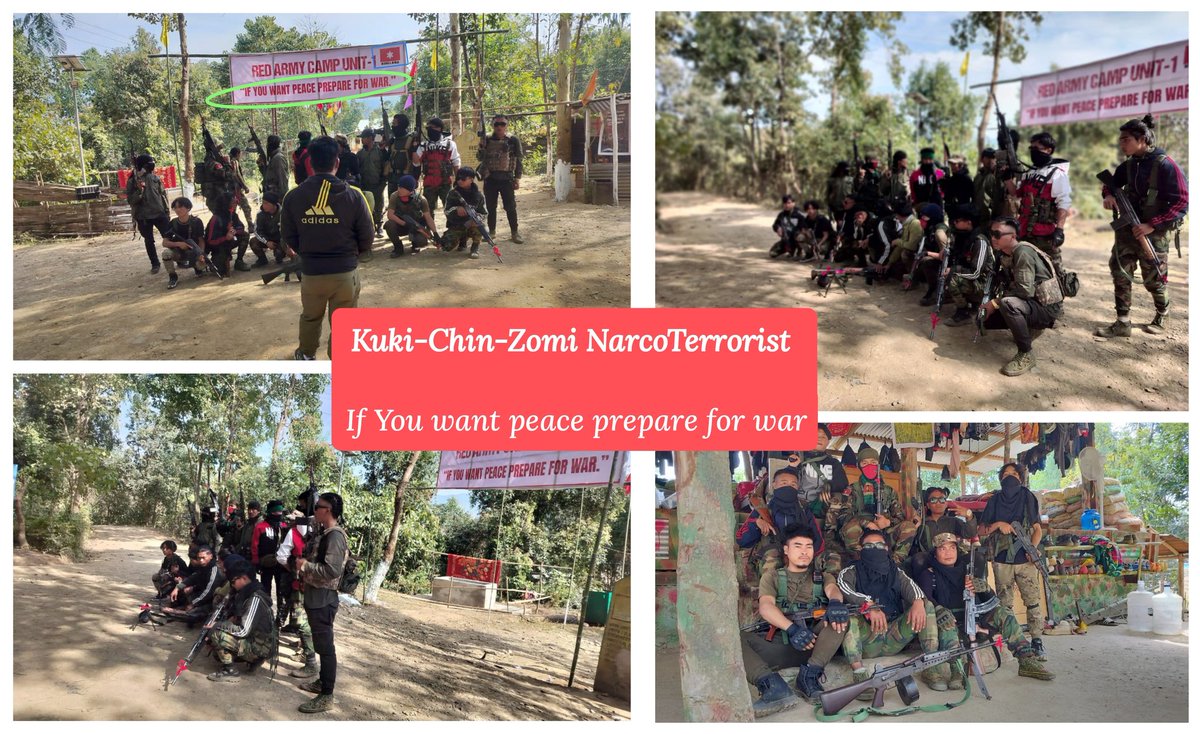 yelhaomee's tweet image. ๐จ #Enough_Is_Enough ๐จ
Kuki-Chin-Zomi Narco-Terrorists: Hypocrites, Criminals, and Dealers of Destruction!
These self-proclaimed "peacebuilders" hide behind their ridiculous "Red Army Unit-1" banner, but letโs be clearโthey're just a gang of land-grabbing, trigger-happyโฆ