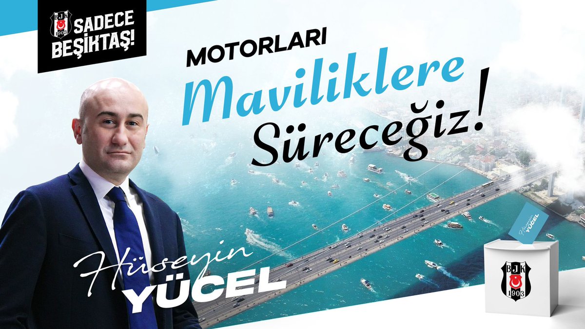 RENGİMİZ MAVİ!

Değerli Beşiktaşlılar,

Beşiktaşımızın yarınki Olağanüstü Seçimli Genel Kurulu'ndaki oy pusulamız MAVİ olacak.

Desteğinizle güç bulacak, motorları maviliklere sürecek, şampiyonluk şarkıları söyleyeceğiz...