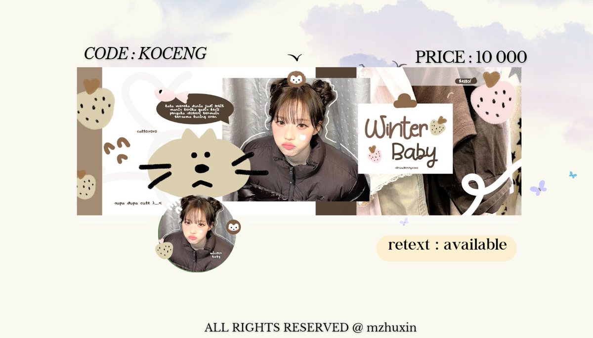 help repost tengsss!! 

hai aku punya layout giselle dan winter yang mau take sung dm cusss

#zonauang #zonaba