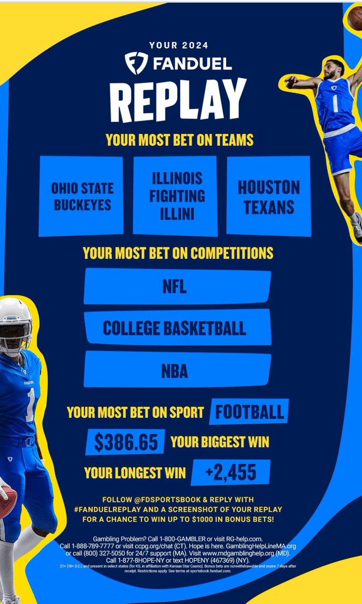 th0mas3116's tweet photo. @FDSportsbook #FanDuelReplay https://t.co/mevRr69pxL
