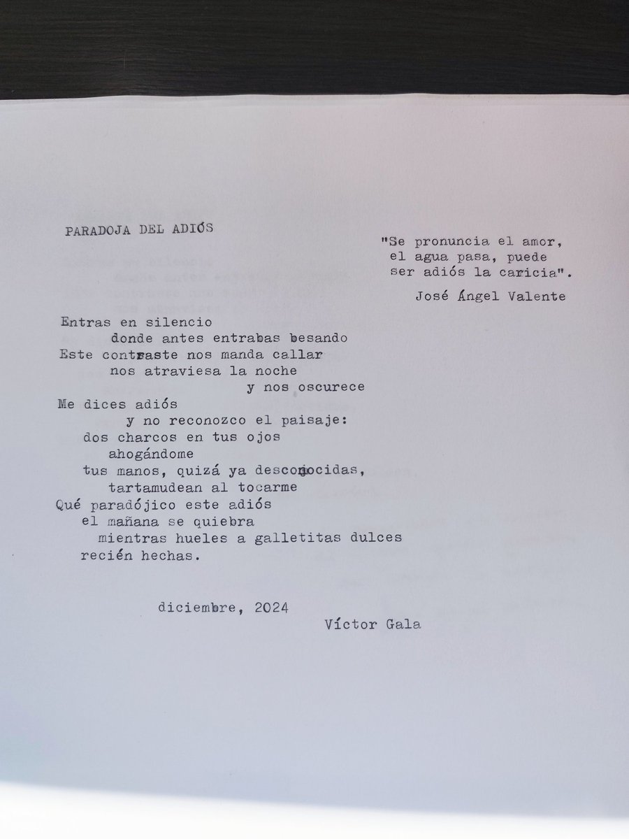 Paradoja del adiós.