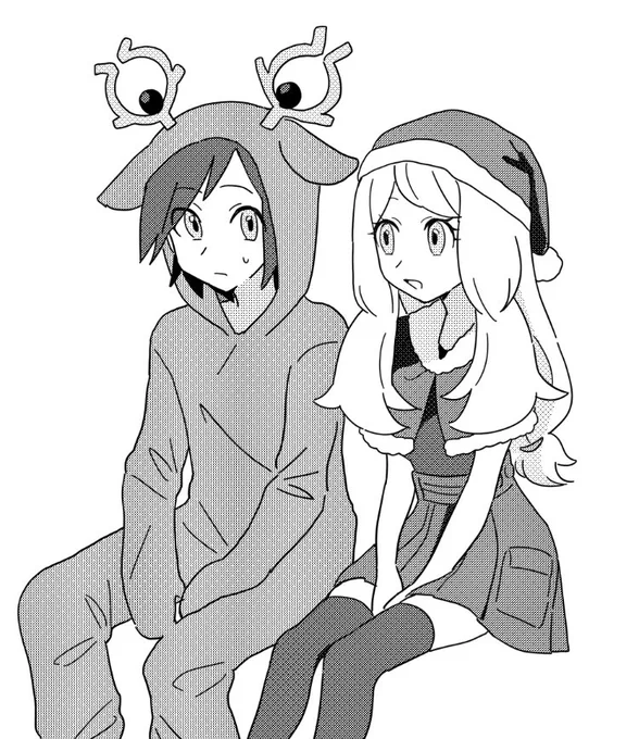 オドシシカルムくん絶対かわいいよな…って思って勝手に描いちゃいました
ついでにクリスマスも過ぎました🎄 