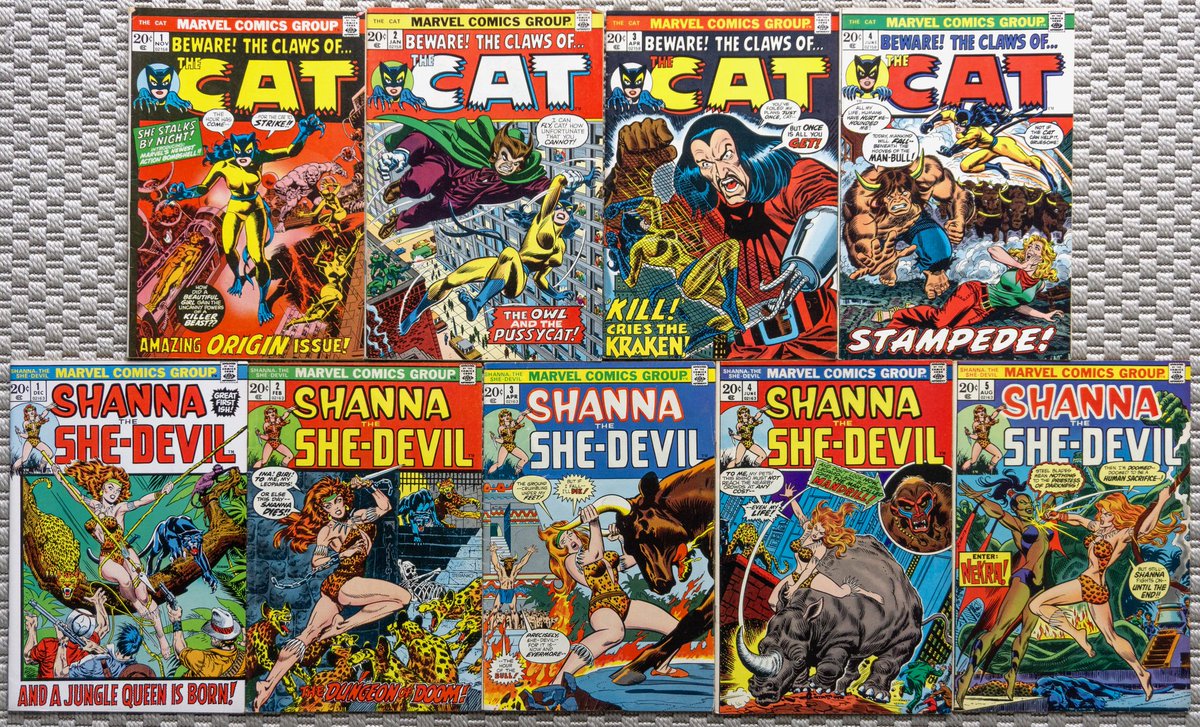 My 2024 comic reading (part 1):
Marvel Team-Up: Sometimes fun, rarely more than that.
Man-Thing vol. 1: Ahead of its time, Gerber + Ploog = 🥰
Animal Man: Still my favourite Morrison work.
The Cat / Shanna The She-Devil: Two hugely enjoyable but sadly short-lived series.